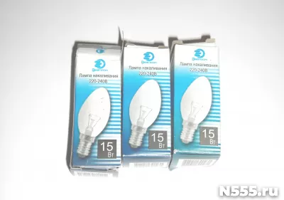 Лампа накаливания Эвапром  Е12 15W 220-240V