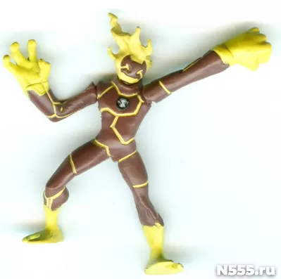 Цветная фигурка ben10 Человек огонь