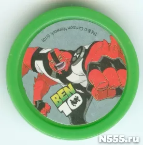 Плоская фишка жетончик Силач ben10