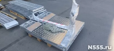 Трап алюминиевый складной для заезда мототехники в газель