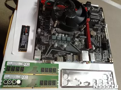 Комплект i3-10100/8+8/ssd250