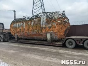 Емкость нержавеющая, объем -50 куб.м., горизонтальная, инв 3