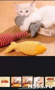Интерактивная игрушка для кошек madden Feline Fish