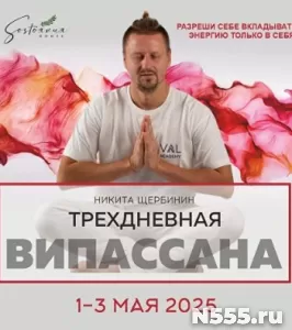 Випассана в Москве и Подмосковье, практики от мастера ретрит