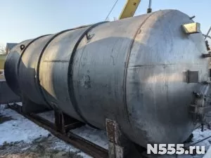 Емкость нержавеющая, объем -16 куб.м., горизонтальная, инв 3