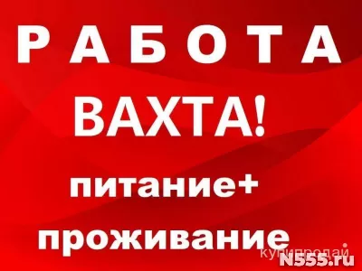 Набираем персонал на работу вахтой (все регионы).