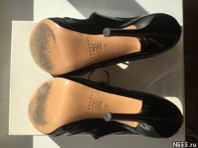 Босоножки туфли casadei италия 39 размер черные ла фото 4