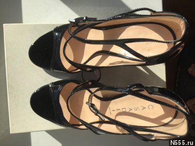 Босоножки туфли casadei италия 39 размер черные ла