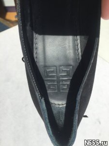 Туфли новые givenchy италия 39 размер черные замша фото 3