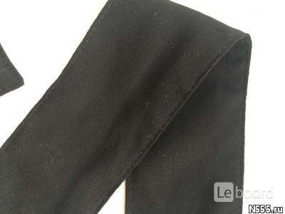 Пояс лента ткань черная аксессуар на волосы голову фото 1