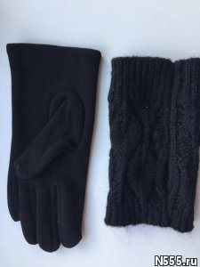 Перчатки новые 44 46 черные теплые верх съемный вя фото 2