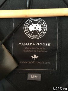 Куртка пуховик новый canada goose 46 м женская парка черная фото 2