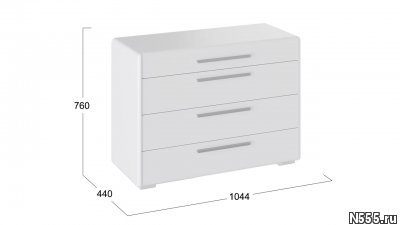 Комод с 4-мя ящиками «Наоми» - ТД-208.04.01 фото 1