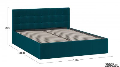 Кровать с ПМ «Эмма» (с подъемным механизмом) с заглушиной фото 1