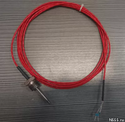 Датчик контроля температуры дыма Pt-1000 кабель трехконтактн фото