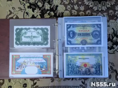 Коллекция репродукций иностранных банкнот (104 штуки) фото 2