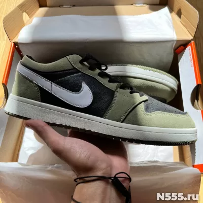 Кроссовки Nike Air Jordan 1 low green фото 5