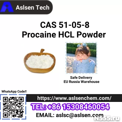 Procaine HCL Powder CAS 51-05-8 Local Anesthesia with Stock фото