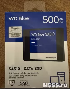 SSD диск WD Blue 500 гб фото